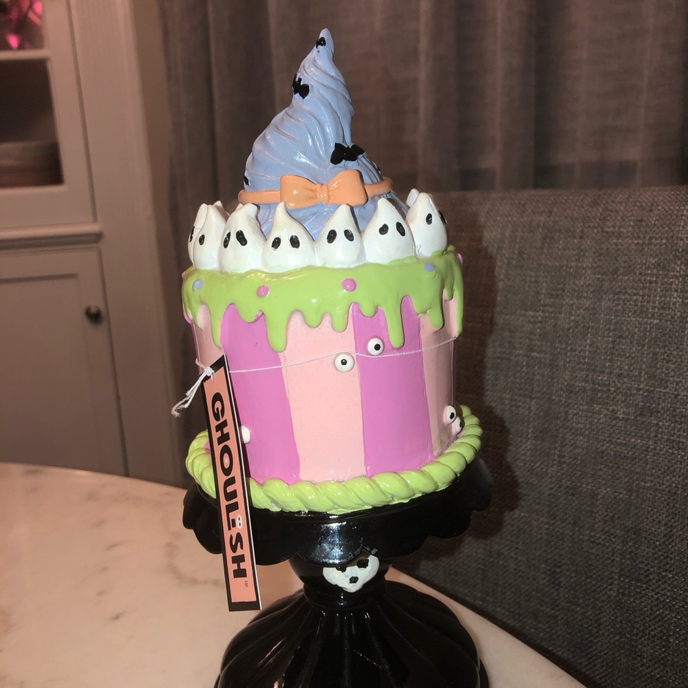 👻 Halloween Cake Decoration with Ghosts and Bats 👻